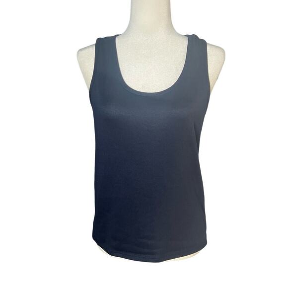 Lucky Brand Woman's Navy Blue Knitted Sleeveless Tank Top- Size S - Picture 1 of 7